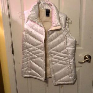 North Face cream vest